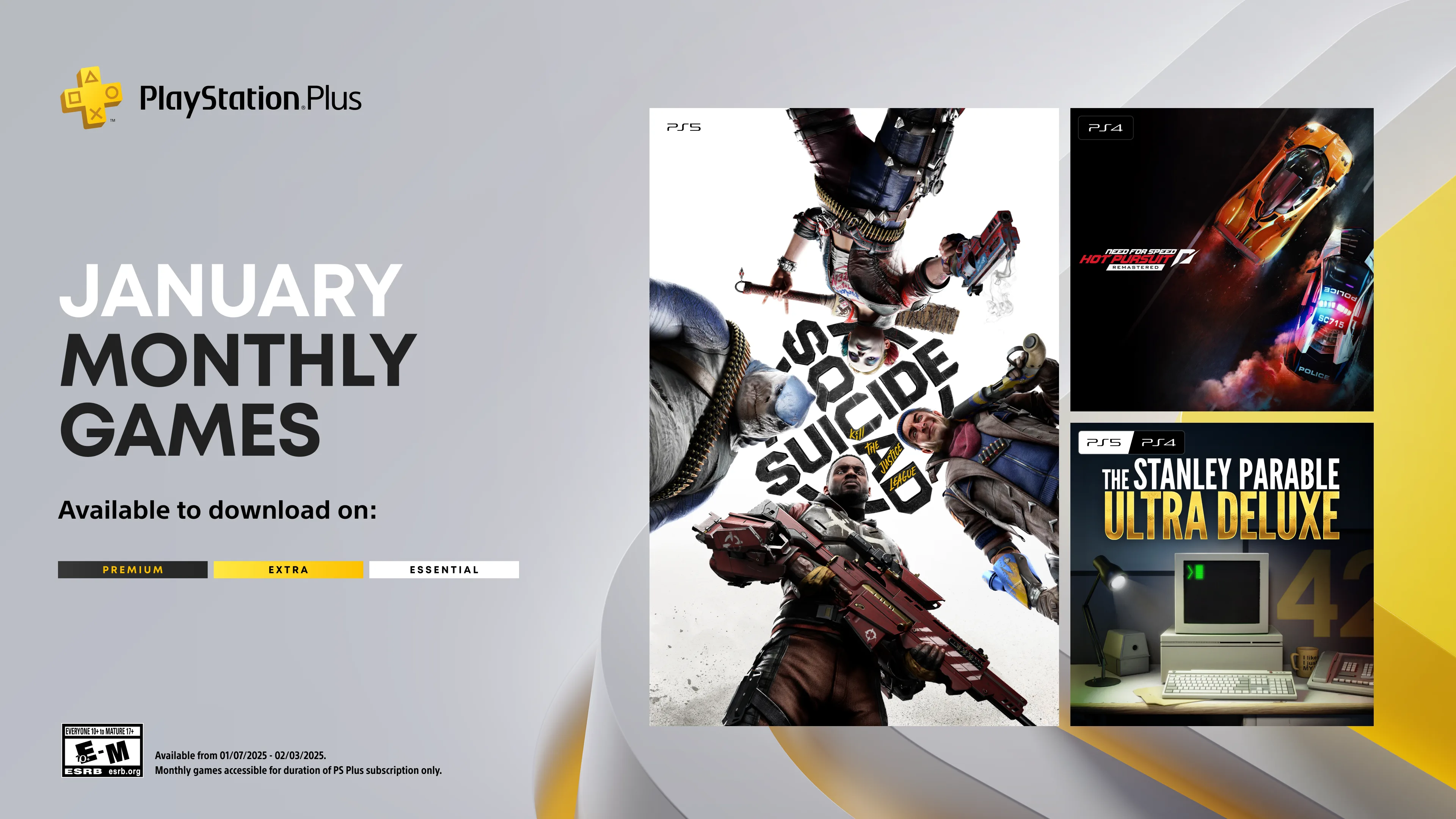 Игры месяца PlayStation Plus: Январь 2025