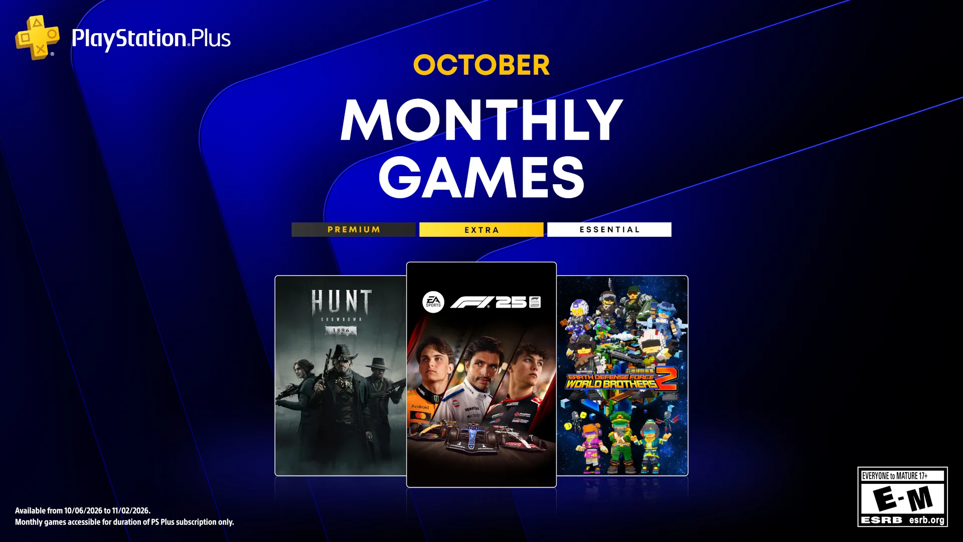 Игры месяца PlayStation Plus: Октябрь 2026