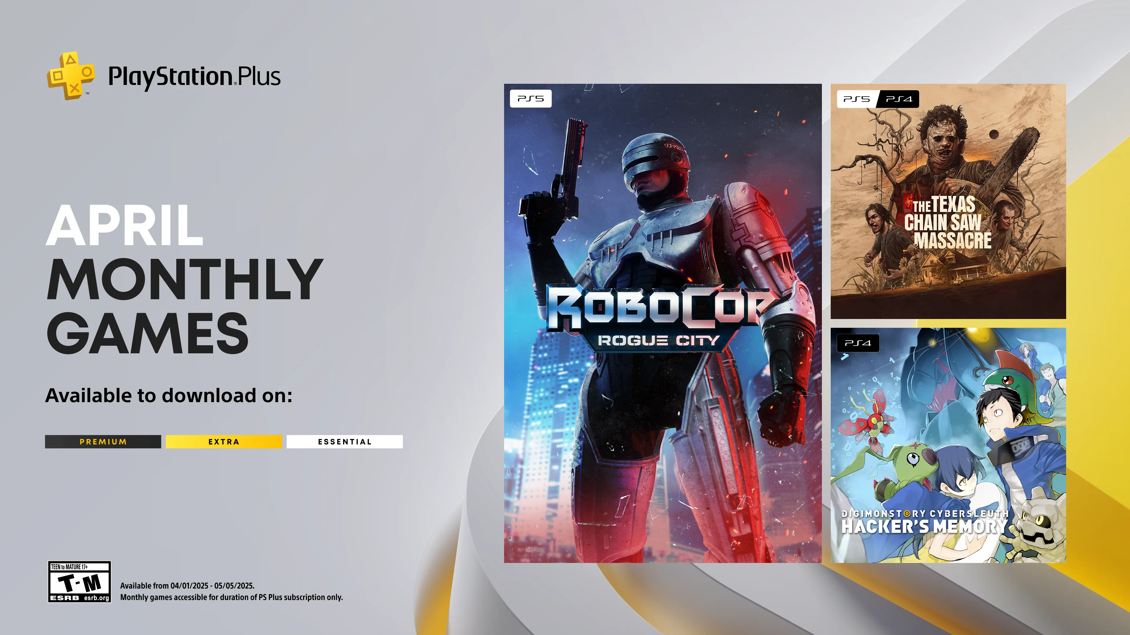 Игры месяца PlayStation Plus: Апрель 2025